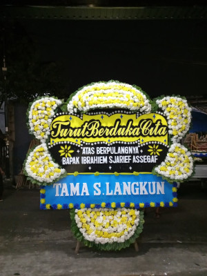 Papan Bunga Duka di Sigi Biromaru