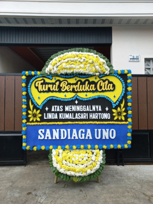 Papan Bunga Duka di Sigi Biromaru